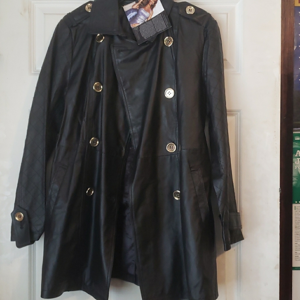 Iman leather jacket